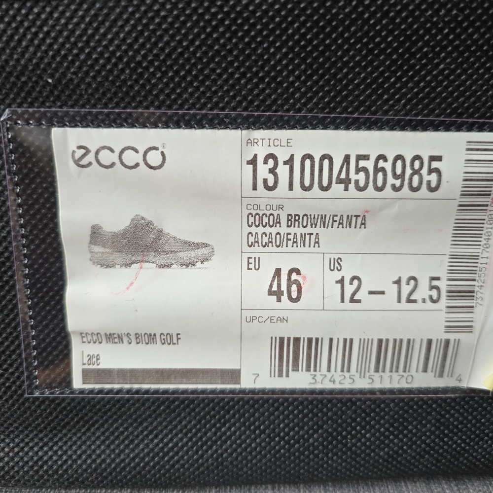 Ecco Cocoa Brown Biom Golf Shoes